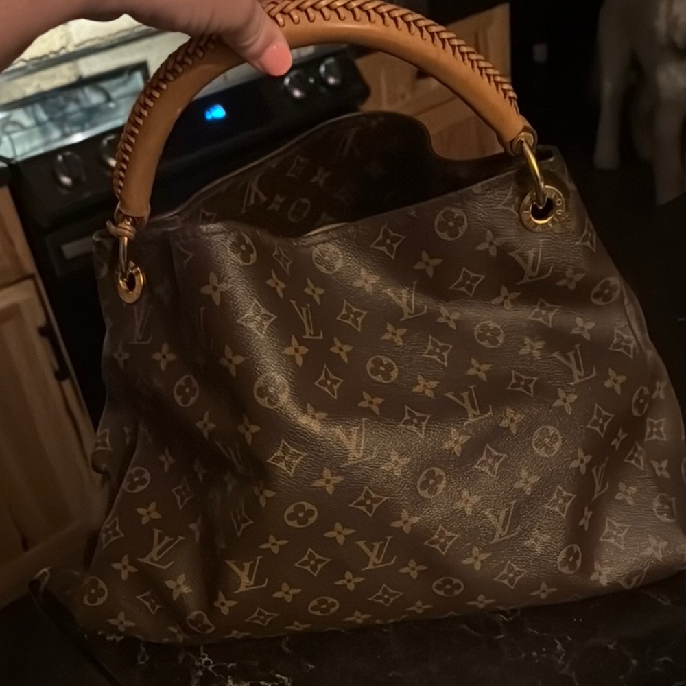 Louis Vuitton Brown Monogram Hobo Bag